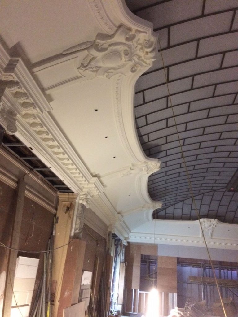 Picture of the Palm court ceiling in the Hotel Russell, London