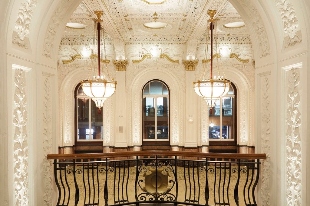 image of the grand ballroom balcony