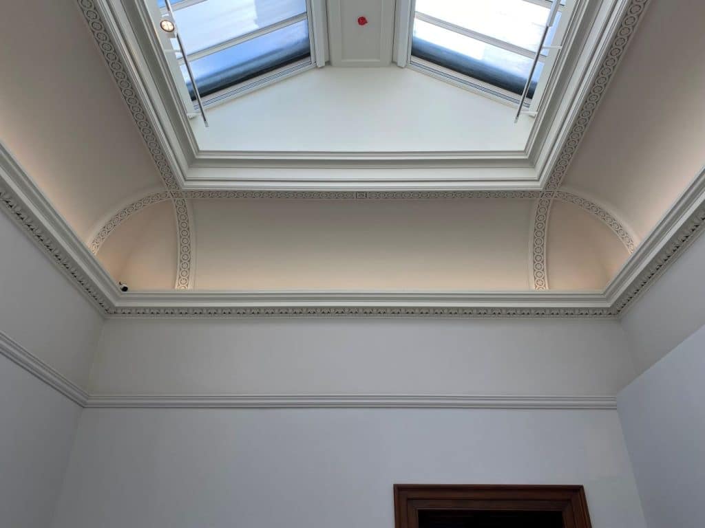 National Portrait Gallery ceiling cove decor