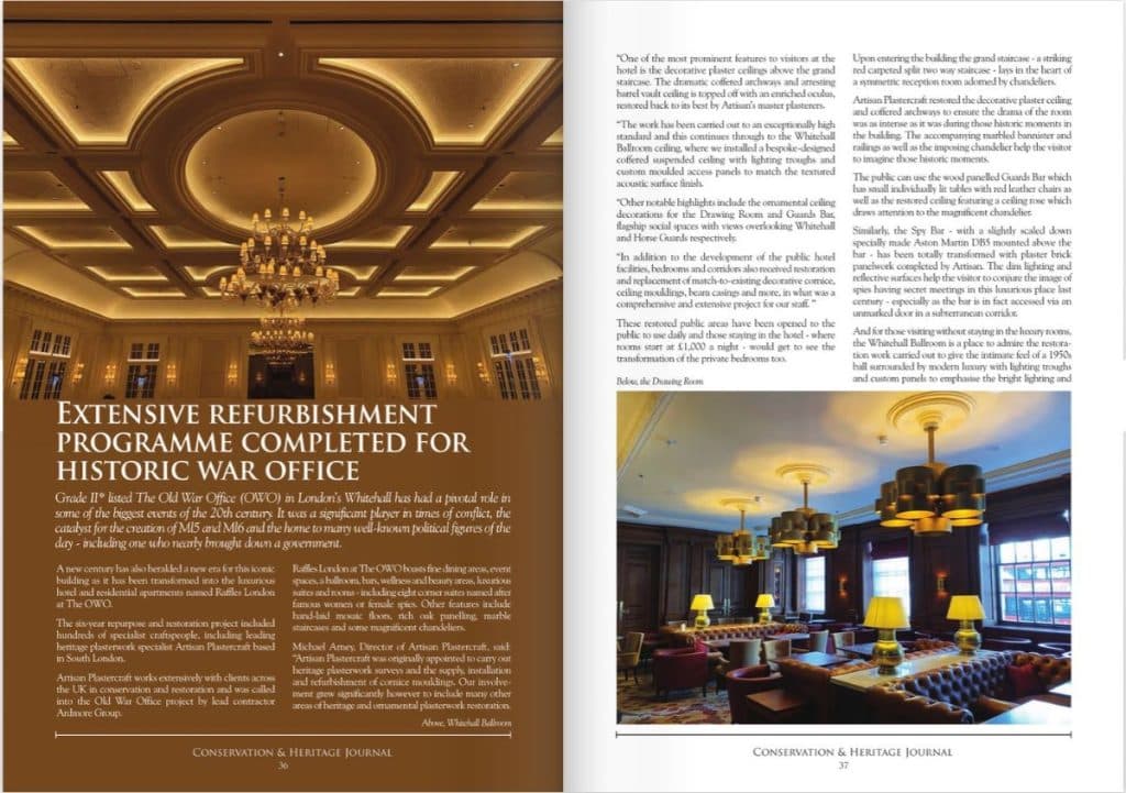 Conservation and Heritage Journal issue 40 page 36