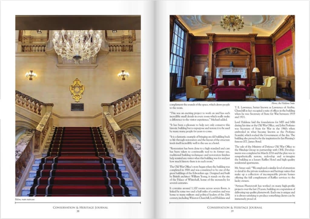 Conservation and Heritage Journal issue 40 page 38