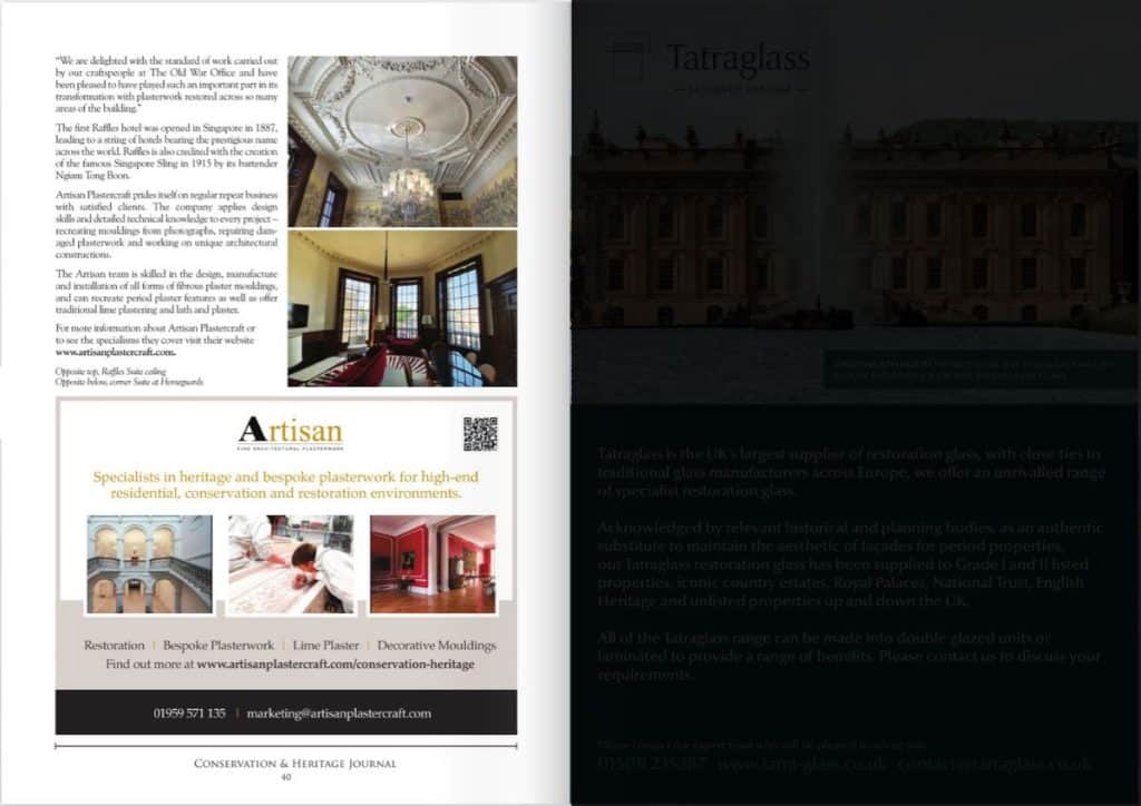 Conservation and Heritage Journal issue 40 page 40