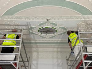 image of chandos house robert adam ceiling redecoration