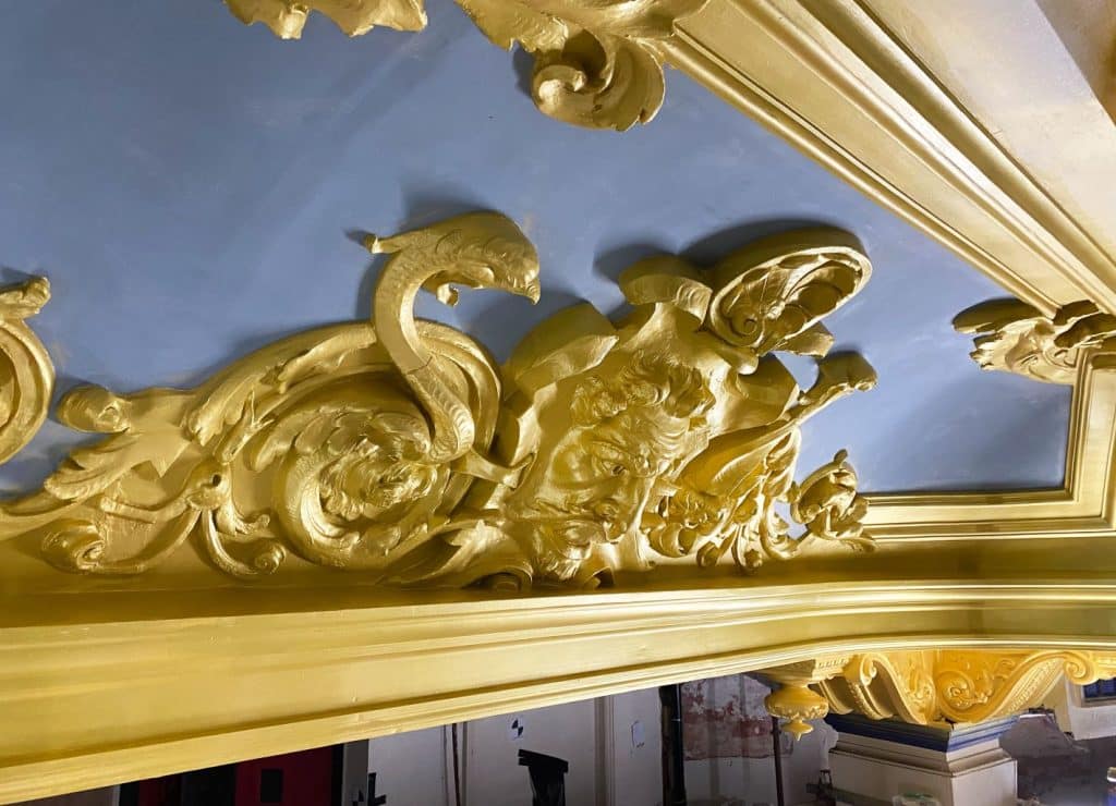 image of Frank Matcham plaster enrichments restored