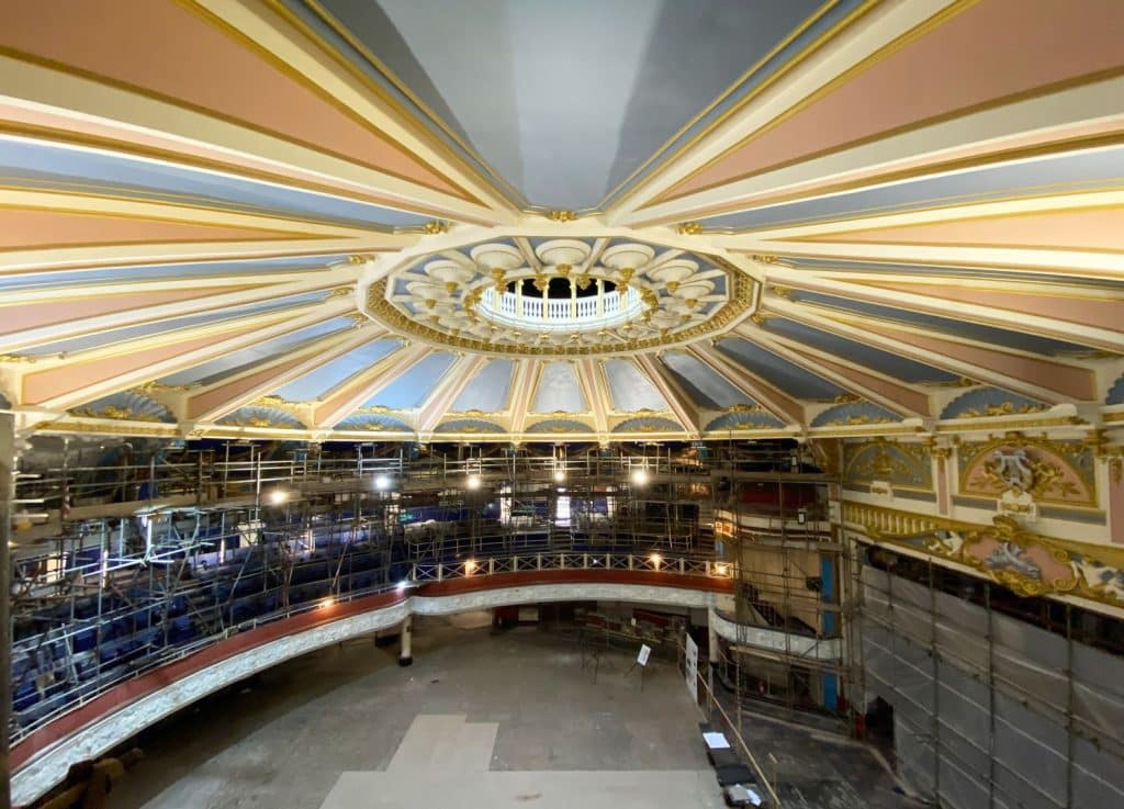 brighton hippodrome full width ceiling image
